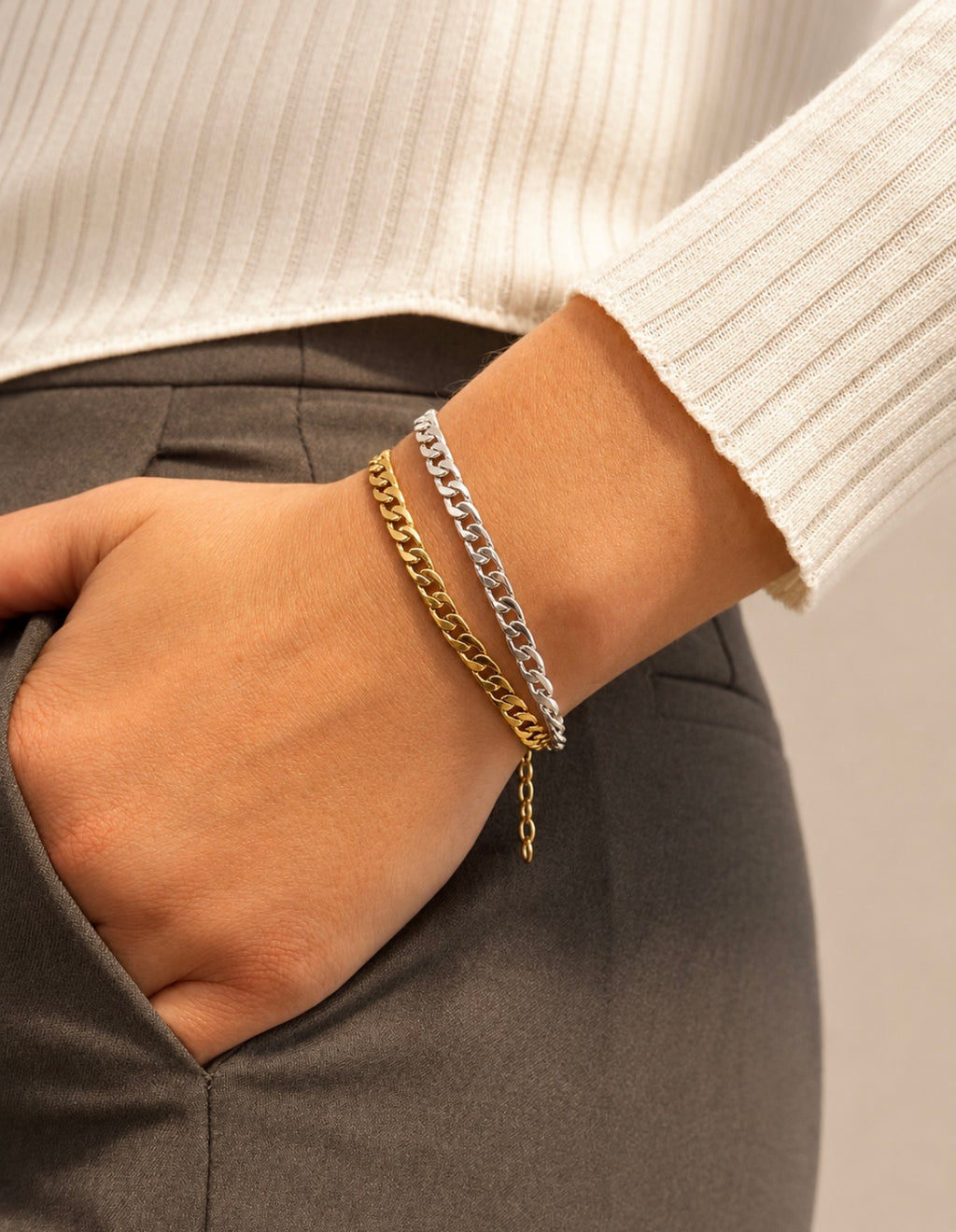 Mixed Link Bracelet Set